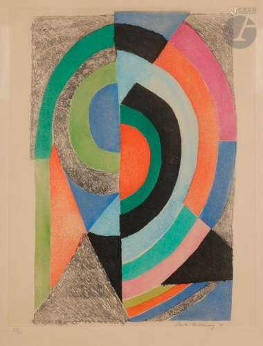 Sonia DELAUNAY TERK (1885 1979) Composition, 1974 …