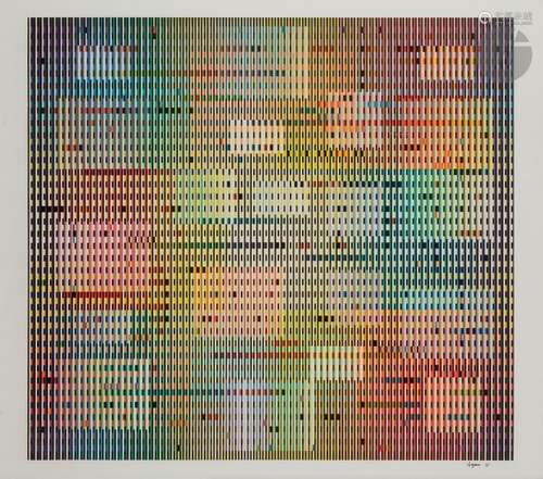 Yaacov AGAM (né en 1928) Tapigraphie, 1975 Sérigra…