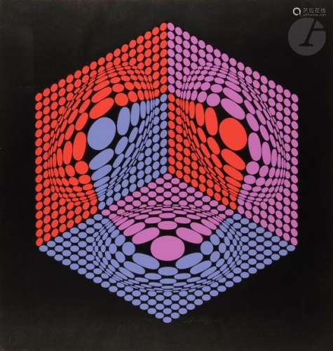 Victor VASARELY [hongrois] (1906 1997) Composition…