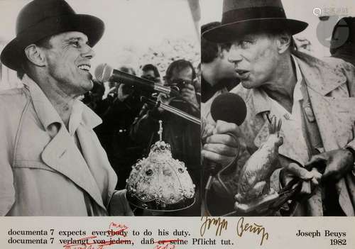 Joseph BEUYS (1921 1986) Documenta 7, 1982 Tirage …