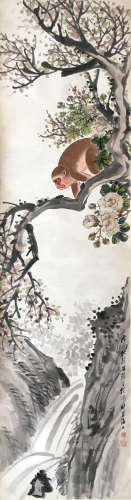 近代 (清) 程璋 (1869-1938)  猴