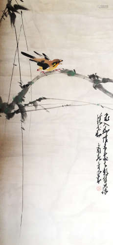 近代 赵少昂（1905-1998 ）   花鸟