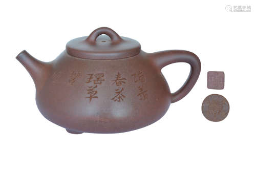 近代 冯桂林 （1907-1945）  石瓢壶