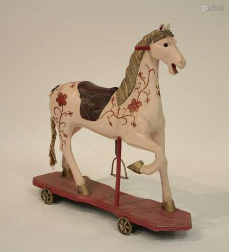 Vintage Hand-Painted Decorative Hobby Horse