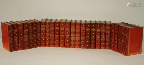 Dumas, 26 Volume Collection Red Leather