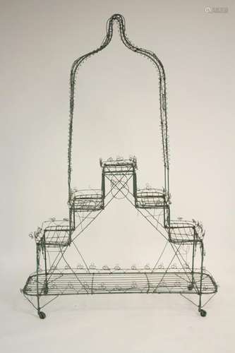 Victorian Wirework Plant Stand