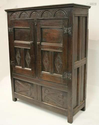 English Jacobean Cupboard