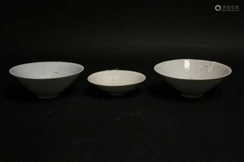 Three Qingbai Bowls