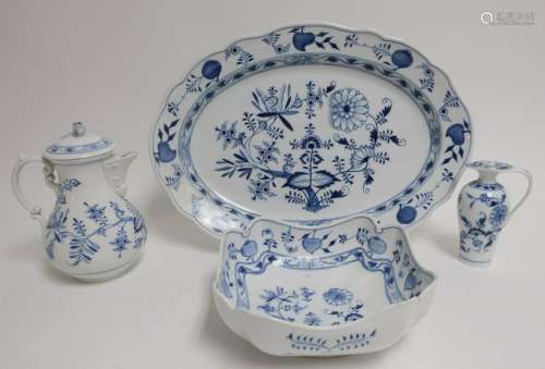 Herend and Meissen Porcelain Group