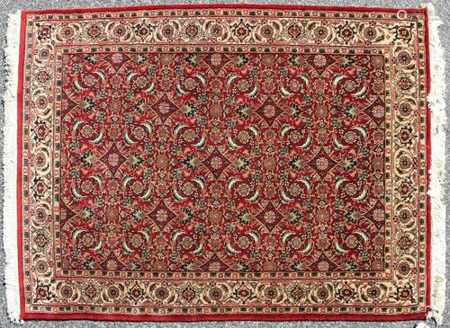 Persian Style Oriental Wool Rug 4'-1