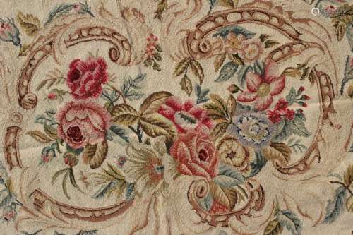 Floral Needlepoint Rug 9'-7