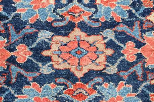 Oushak Style Hand Knotted Wool Rug 6'-5