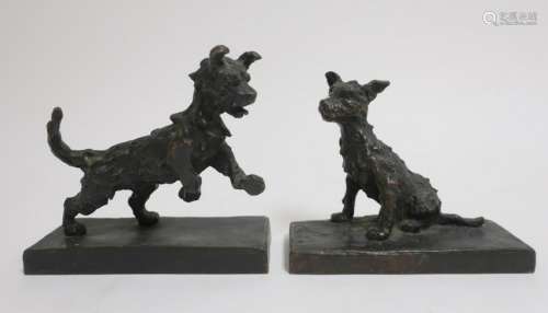 Edith Barretto Parsons, Two Bronze Terriers