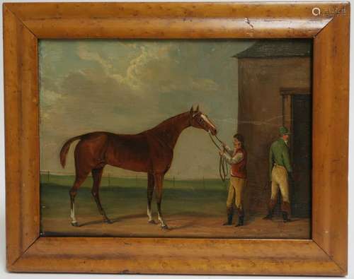 British School, Horse & Jockey, 19th C