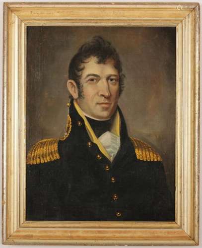 19th c. Portrait Commodore Stephen Decatur O/C