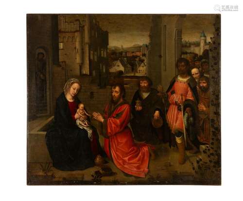 Aft Gerard David Adoration of Magi Large O/C 1555