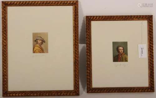 Pr 19th c Portraits Old Masters Mengs Allori W/C's