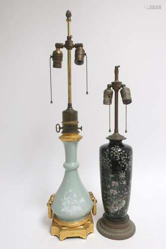 Two Vases as Lamps