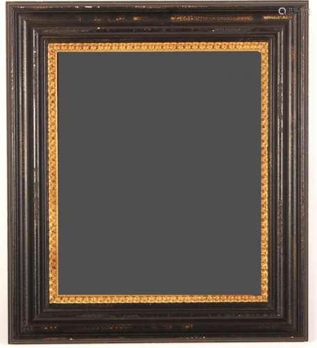 Antique Style Frame, Ebonized with Gilt Liner