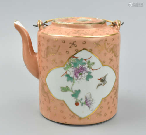 Chinese Famille Rose Teapot and Cover, ROC Period