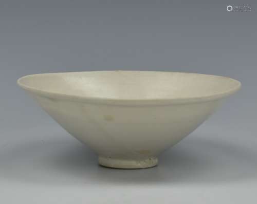 Chinese White Glazed Ding-Type Bowl