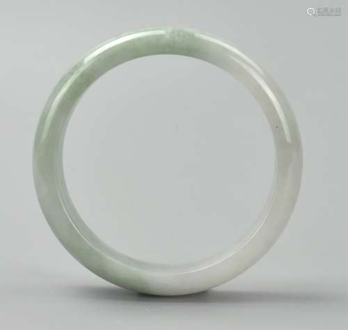 Chinese White Jadeite Bracelet