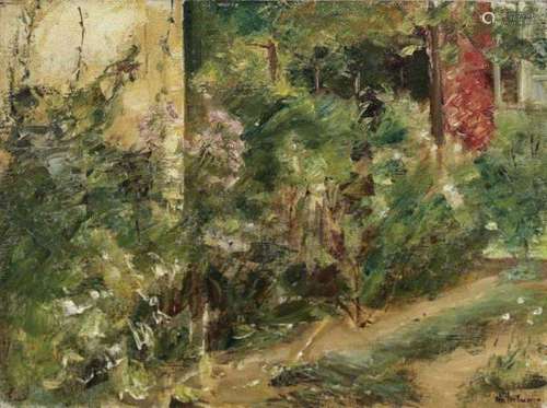 Max Liebermann, 1847 - Berlin - 1939The Vegetable Garden in Wannsee, Facing North-East 1920 (?).