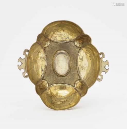 A Fruit BowlAugsburg, 1626 - 1630, Hans Fend Silver, partly gold-plated. With embossed areas.