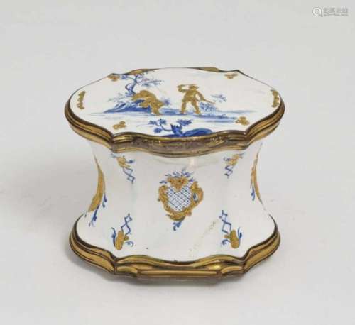 A Double Snuff BoxBerlin or Meißen, 2nd third of the 18th Century, probably workshop of Fromery '