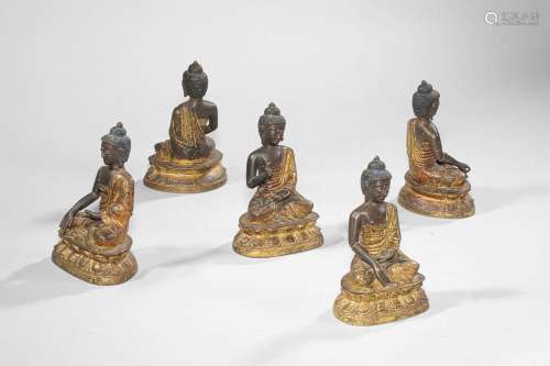 Les 5 dhyani Buddhas