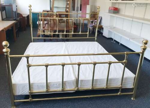20th century brass bed frame
