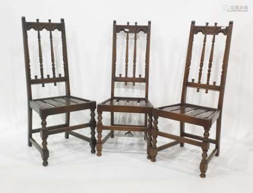 Set of six Ercol dining chairs (6)