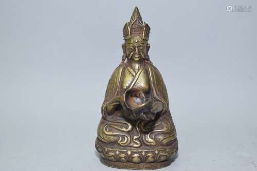 Tibetan Bronze Padmasambhava Figure