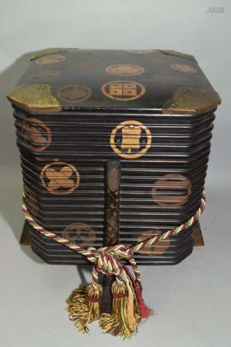19th C. Japanese Maki-e Storage Box