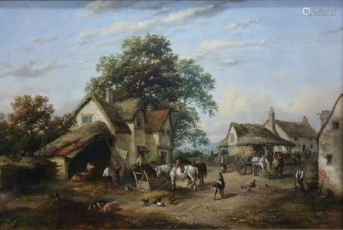 G Lara (Fl. 1862 - 1871) Oil on canvas 