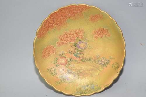 19th C. Japanese Satsuma Plate