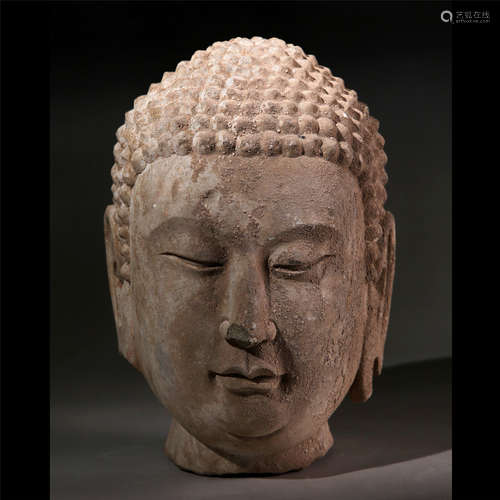 CHINESE STONE GUANYIN HEAD