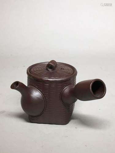 Japanese Bizen Terracotta Teapot