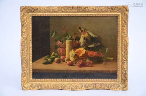 Janssens V. (1862): painting (o/c) 'still life' (35x26cm)