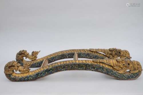 Thai stairs in the shape of a naga (133x42cm)