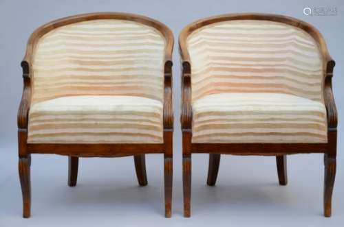 A pair of Charles X chairs