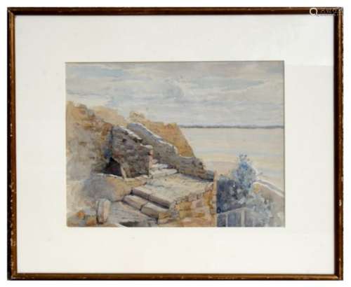 Attributed to Henry Charles Bowles - Mount St Michael - inscribed to verso with Charles Hewitt