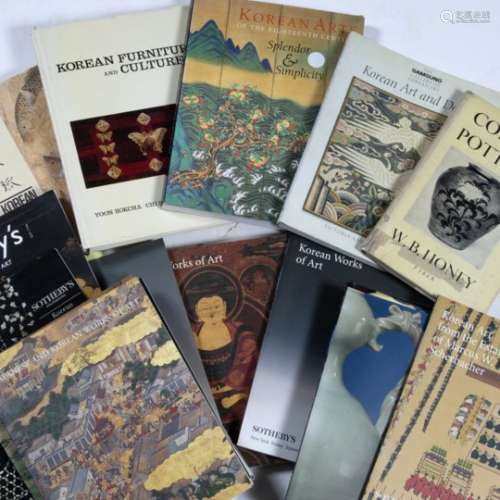 Books primarily Japanese and Korean reference books and auction catalogues