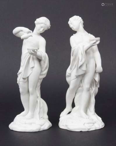 Paar klassizistische Figuren / A pair of figurines…