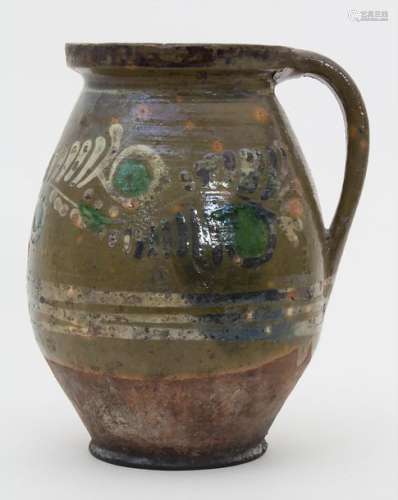 Krug mit Floraldekor / A jug with floral patterns,…