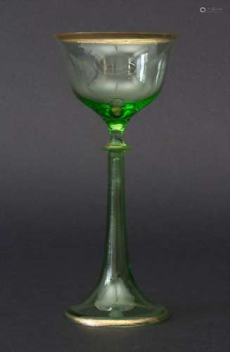 Jugendstil Weinglas / Art Nouveau wine glass, Ther…