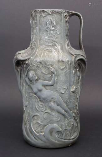 Jean Garnier (1853 1910), Jugendstil Vase / An Art…