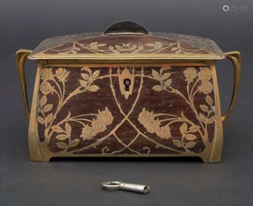 Jugendstil Deckeldose / An Art Nouveau box, Erhard…