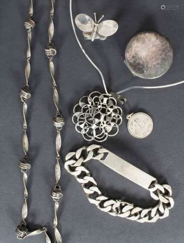 Konvolut Silberschmuck / A set of silver jewelery