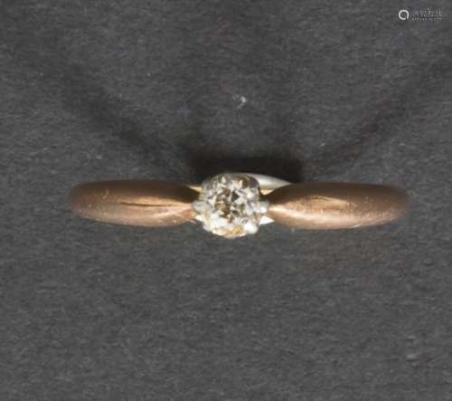 Damenring mit Diamant / A ladies ring with diamond